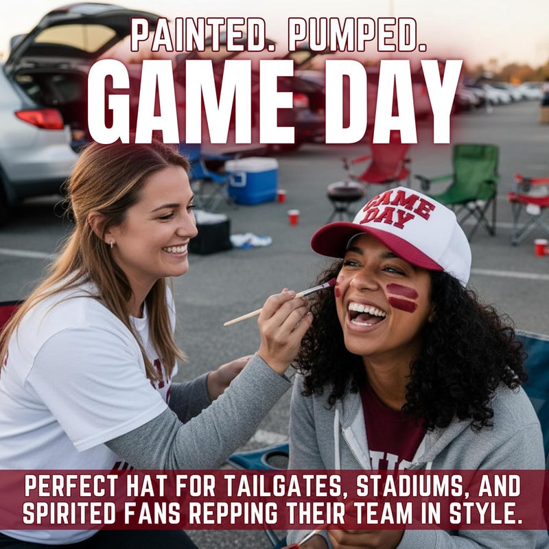 Funky Junque Trucker Hat Women Men 2-Tone Baseball Cap – Vintage Western Style Embroidered Snapback, Premium Cotton Blend - Image 5